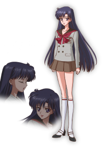 Rei Hino - Character art from Pretty Guardian Sailor Moon Crystal