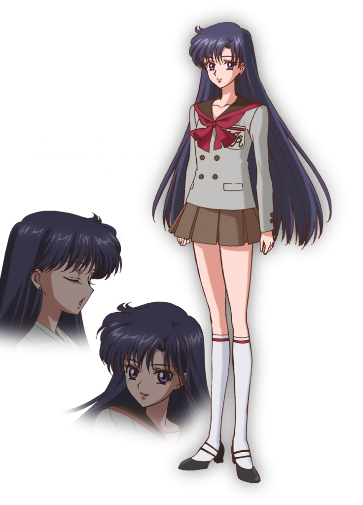 Rei Hino - Character art from Pretty Guardian Sailor Moon Crystal