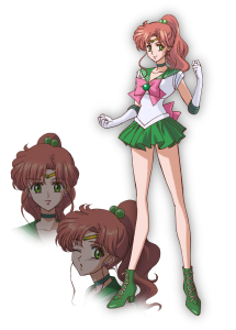 Sailor Jupiter - Character art from Pretty Guardian Sailor Moon Crystal