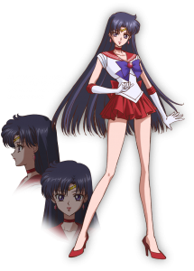 Sailor Mars - Character art from Pretty Guardian Sailor Moon Crystal