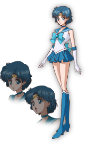 Sailor Mercury - Character art from Pretty Guardian Sailor Moon Crystal