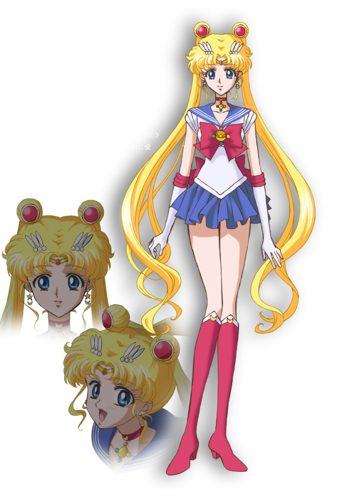Sailor Moon - Character art from Pretty Guardian Sailor Moon Crystal