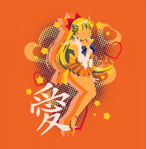 Soldier of Love and Beauty shirt featuring Sailor Venus
