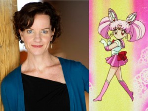 Tracey Hoyt, the voice of Rini/Sailor Chibi Moon