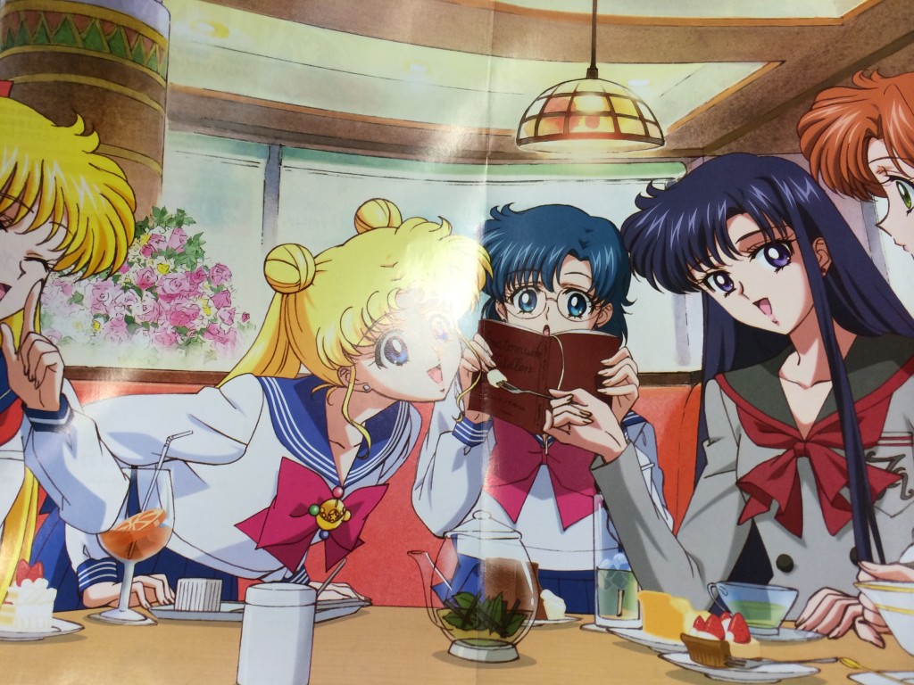 Minako, Usagi, Ami, Rei and Makoto from Sailor Moon Crystal