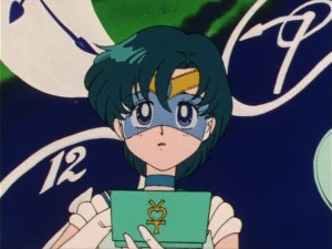 Sailor Moon episode 9 - Sailor Mercury and her computer