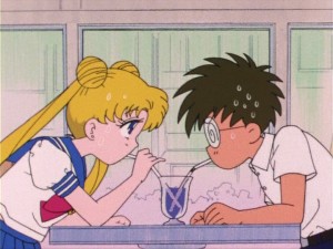 Sailor Moon episode 15 - Rei and Mamoru