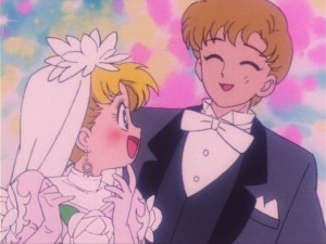 Sailor Moon episode 16 - Usagi and Motoki getting married