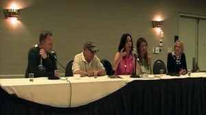 Sailor Moon Resurgent Panel at Anime North 2014 - Toby Proctor, John Stocker, Linda Ballantyne, Katie Griffin and Susan Roman