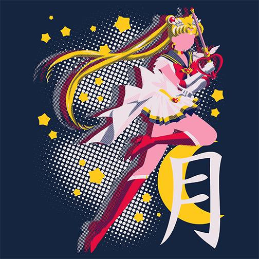 Sailor Moon shirt at Pop Up Tee