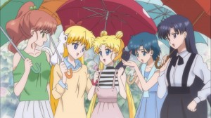 Sailor Moon Crystal Act.1 Usagi - Sailor Moon - Makoto, Minako, Usagi, Ami and Rei