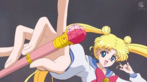 Sailor Moon Crystal Act.2 Ami - Sailor Mercury - Usagi with her disguise pen