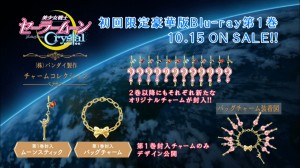 Sailor Moon Crystal DVD and Blu-Ray Charm Bracelet