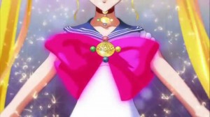 Sailor Moon's transformation sequence from Sailor Moon Crystal