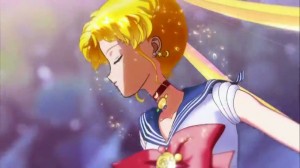 Sailor Moon's transformation sequence from Sailor Moon Crystal