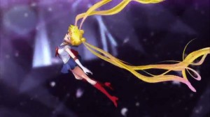 Sailor Moon's transformation sequence from Sailor Moon Crystal