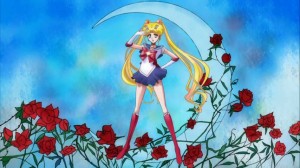 Sailor Moon's transformation sequence from Sailor Moon Crystal