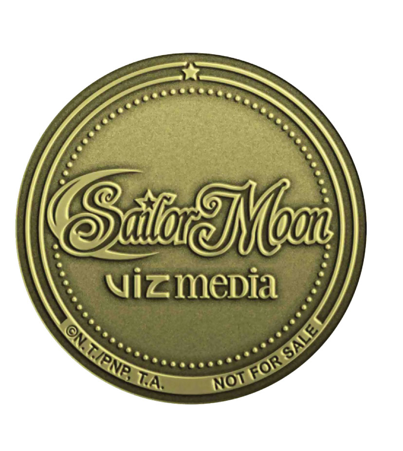 Sailor Moon DVD and Blu-Ray limited edition coin
