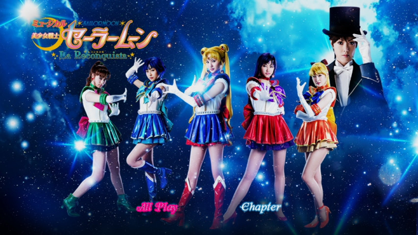 Sailor Moon La Reconquista Musical DVD - Disc 1 Main Menu