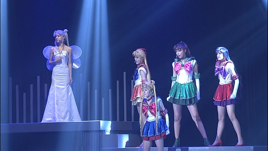 Sailor Moon La Reconquista Musical DVD - Queen Serenity, Sailor Venus, Jupiter, Mars and Moon