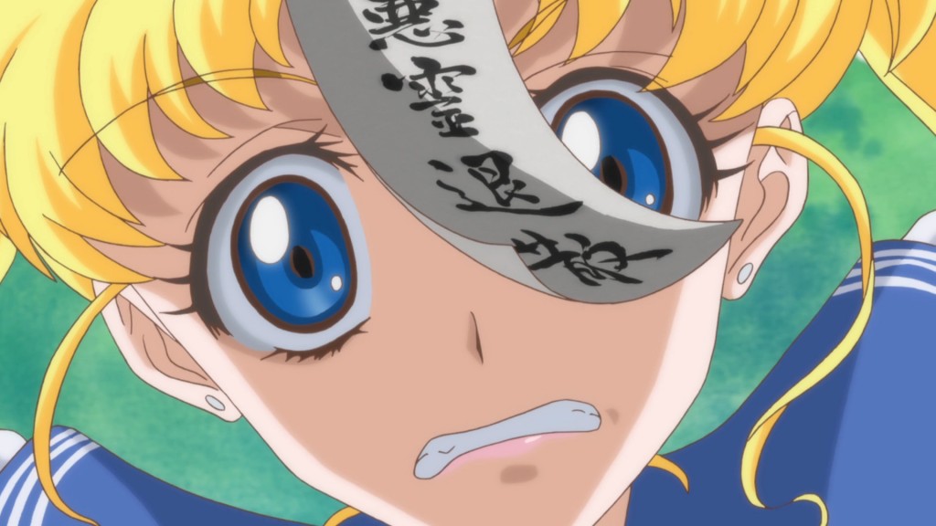 Sailor Moon Crystal Act 3, Rei - Usagi with a charm in her face