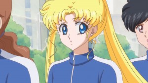 Sailor Moon Crystal Act 3, Rei - Usagi in her gym outfit