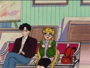 Sailor Moon episode 28 - Mamoru and Usagi