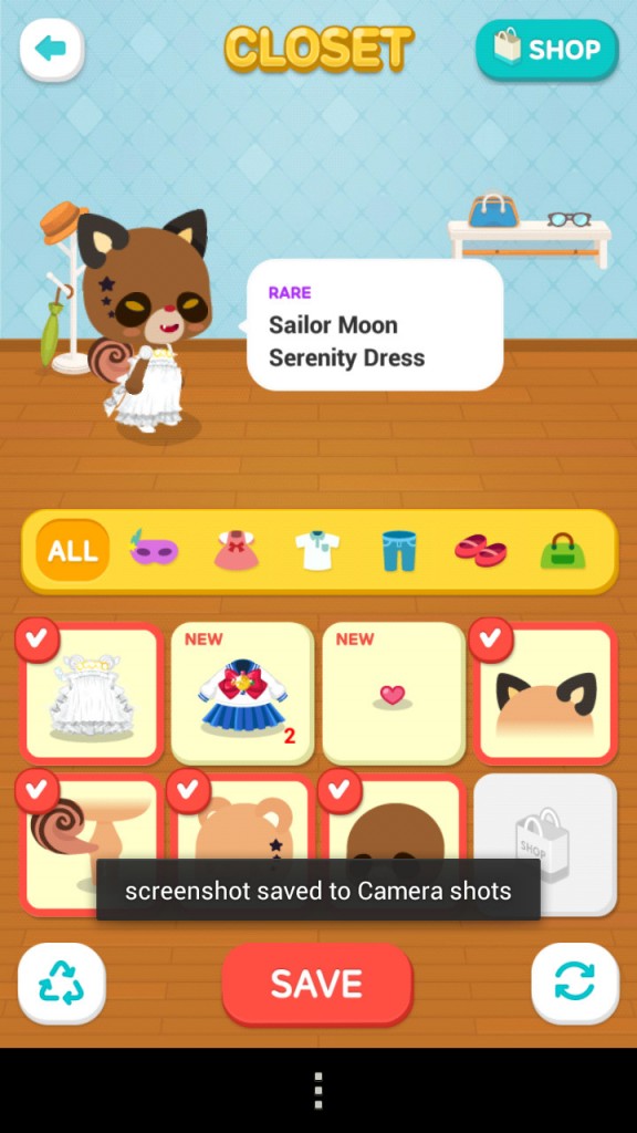 Sailor Moon in Line Play - Closet - Serenity Dress