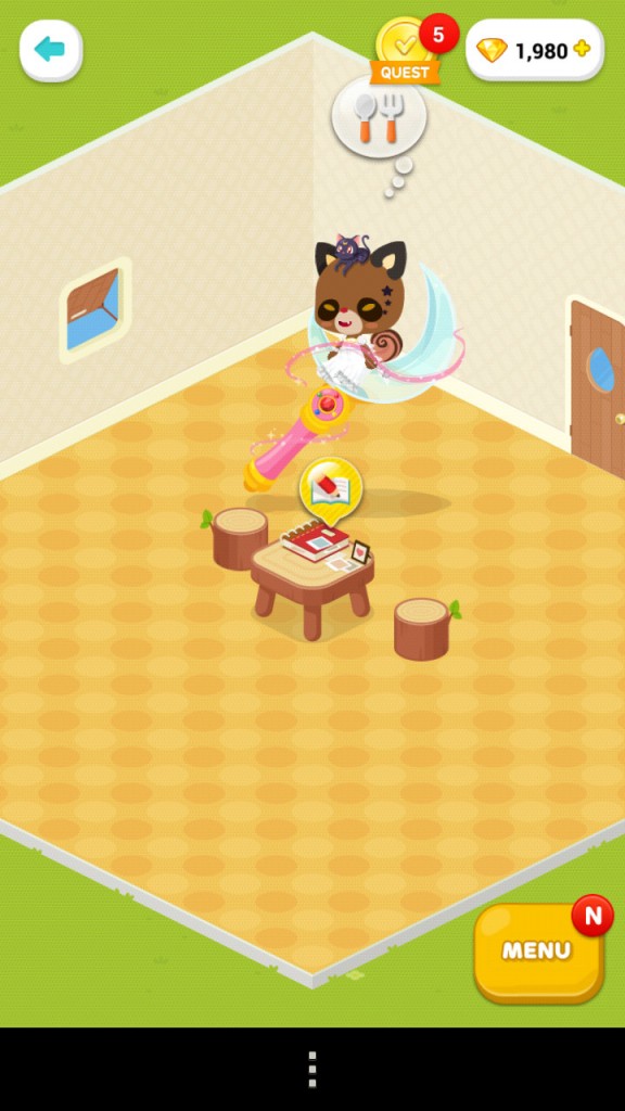Sailor Moon in Line Play - Sitting on Moon Stick Chair