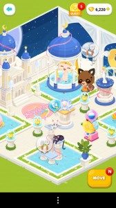 Sailor Moon in Line Play - Usagi taking a bath