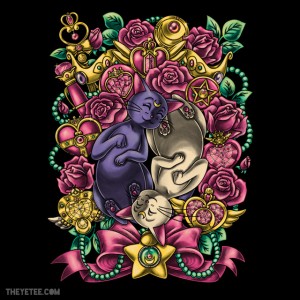 The Tao of Meow Luna and Artemis shirt at The Yetee