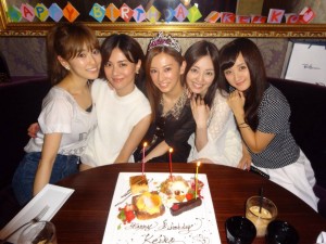 Rika Izumi, Mew Azama, Keiko Kitagawa, Miyuu Sawai and Ayaka Komatsu
