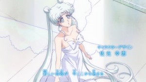 Sailor Moon intro - Queen Serenity with white hair