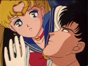 Sailor Moon episode 34 - Sailor Moon and Tuxedo Mask