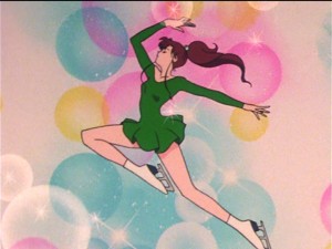 Sailor Moon episode 39 - Makoto skating