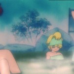 Sailor Moon episode 40 - Makoto, Minako, Rei and Ami at the hot springs