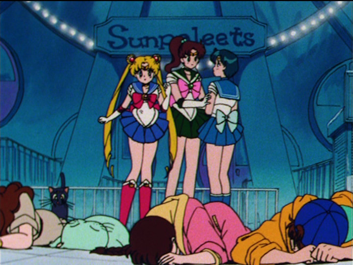 Sailor Moon episode 41 - Luna and Rhett Butler reunited