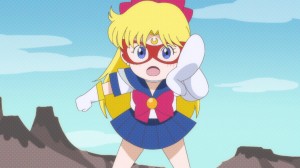 Sailor Moon Crystal Act 7 - The Sailor V game talking to Usagi