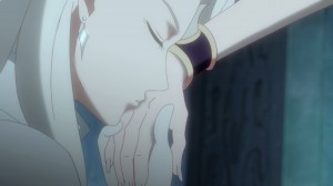 Sailor Moon Crystal Act 8 - Kunzite kissing Beryl