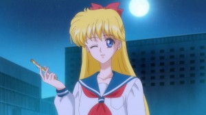 Sailor Moon Crystal Act 8 - Minako winking