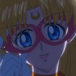Sailor Moon Crystal Act 8 - Sailor Venus wearing Sailor V's mask