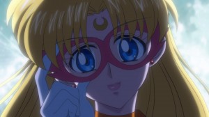 Sailor Moon Crystal Act 8 - Sailor Venus wearing Sailor V's mask