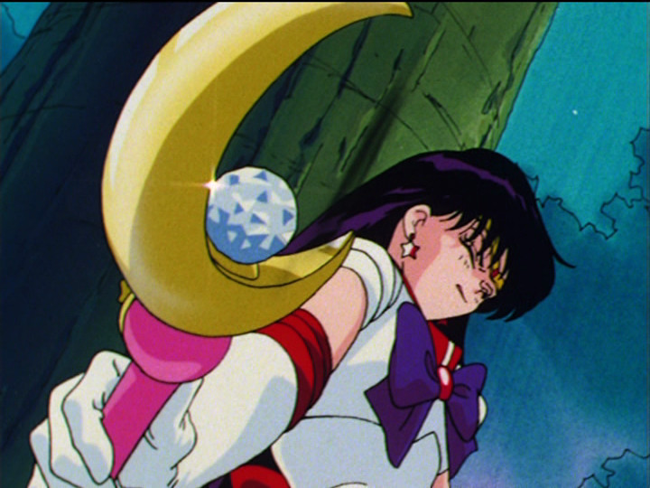Sailor Moon episode 43 - Sailor Mars with the Moon Stick
