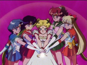 Sailor Moon episode 46 - The Sailor Team face off against Beryl