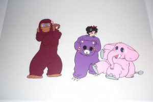 Sailor Moon cel - Fur suits