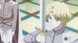 Sailor Moon Crystal Act 10 - Jadeite with a cape and sword