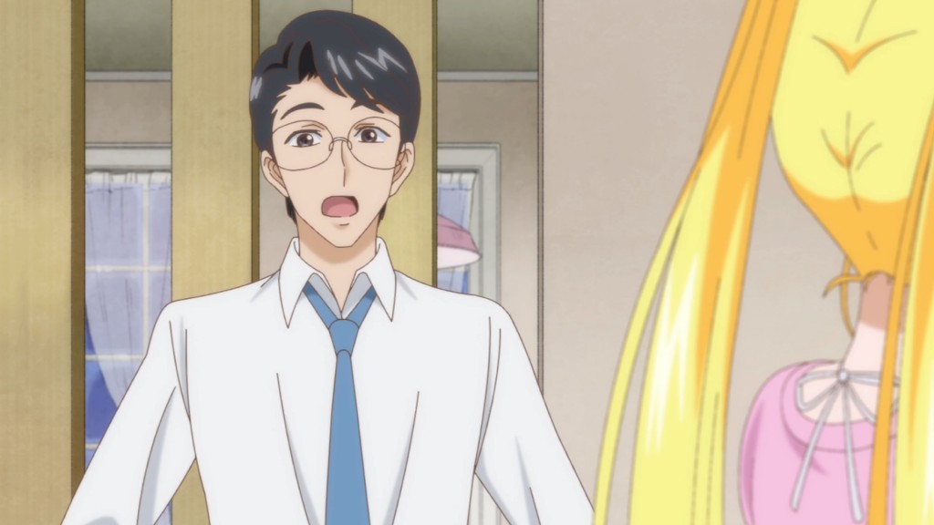 Sailor Moon Crystal Act 10 - Kenji Papa's classic "upset that Usagi has a boyfriend" face