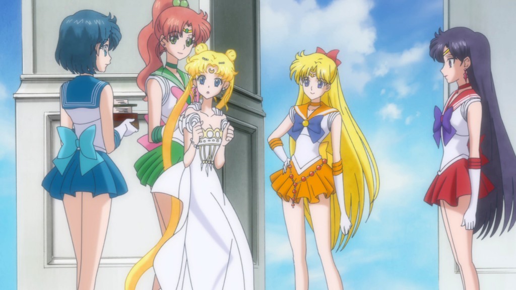 Sailor Moon Crystal Act 10 - The Sailor Guardians and Princess Serenity during Silver Millennium