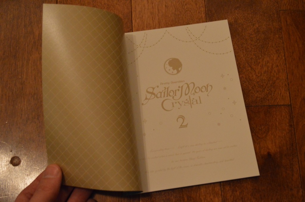 Sailor Moon Crystal Deluxe Limited Edition Blu-Ray vol. 2 - Book - Inside cover