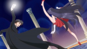 Sailor Moon Crystal Act 11 - Sailor Mars kicks Tuxedo Mask